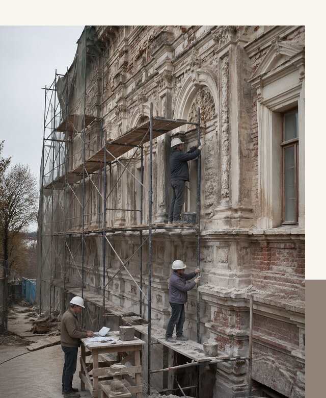 Реставрация объектов культурного наследия под ключ в Бирске